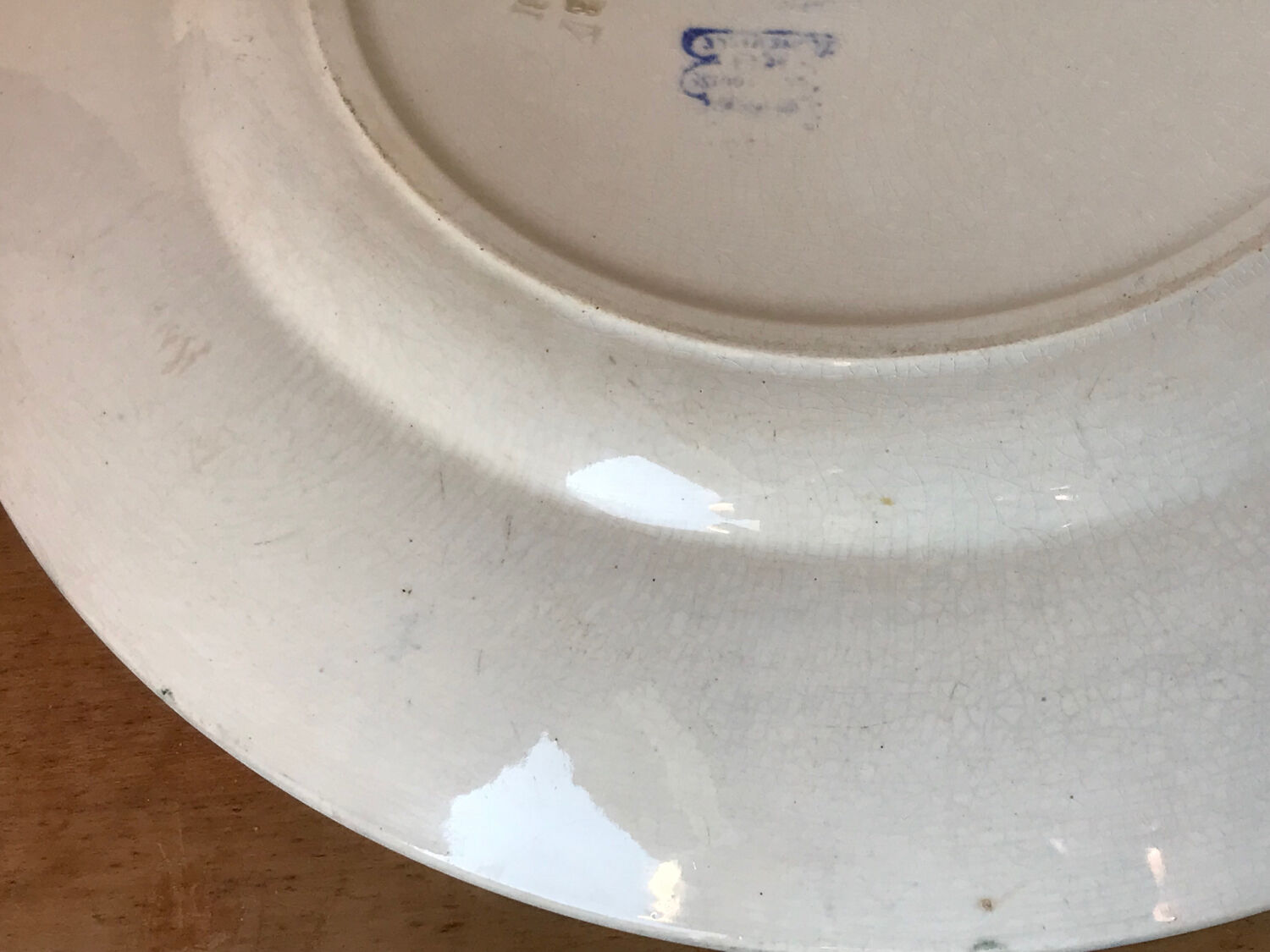 Round iron earth serving dish K&G Lunéville
