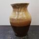 Vase Soulaines Dhuys royer enamelled stoneware brown beige vintage