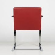 Red modernist BRNO armchair attributed to Ludwig Mies van der Rohe - Knoll International