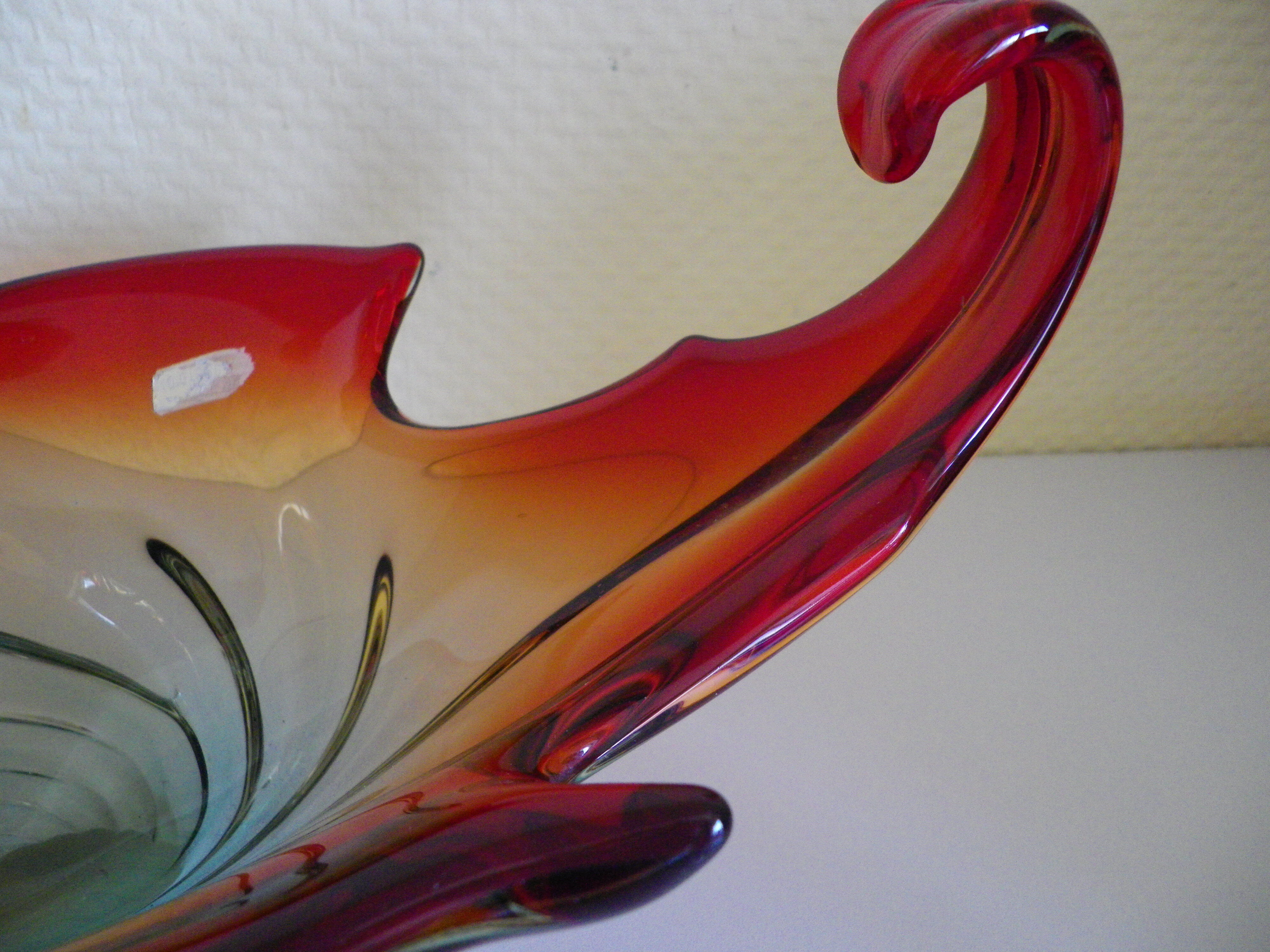 Fruit or decoration cup Murano glass