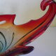 Coupe à fruits ou de décoration en verre de Murano