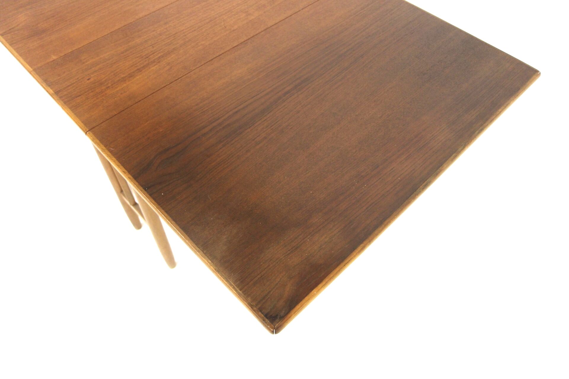 Teak drop-leaf dining table, "Pedro" K-O Westberg, Sweden, 1950