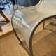 Pair of FPE chairs by Ron Arad for Kartell translucent and red Italy