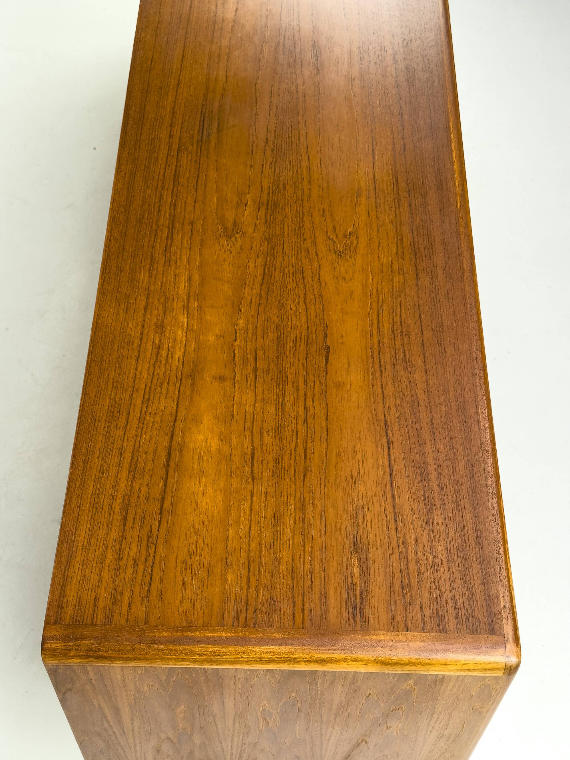 Vintage Teak Sideboard with Drawers and Sliding Doors, 1960s