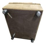 Vintage modular corner sofa in leather, 7 pieces