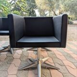 Swivel designer armchairs x6