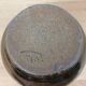 Blue flamed sandstone vase signed