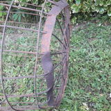 Basket basket h58 d59cm industrial iron