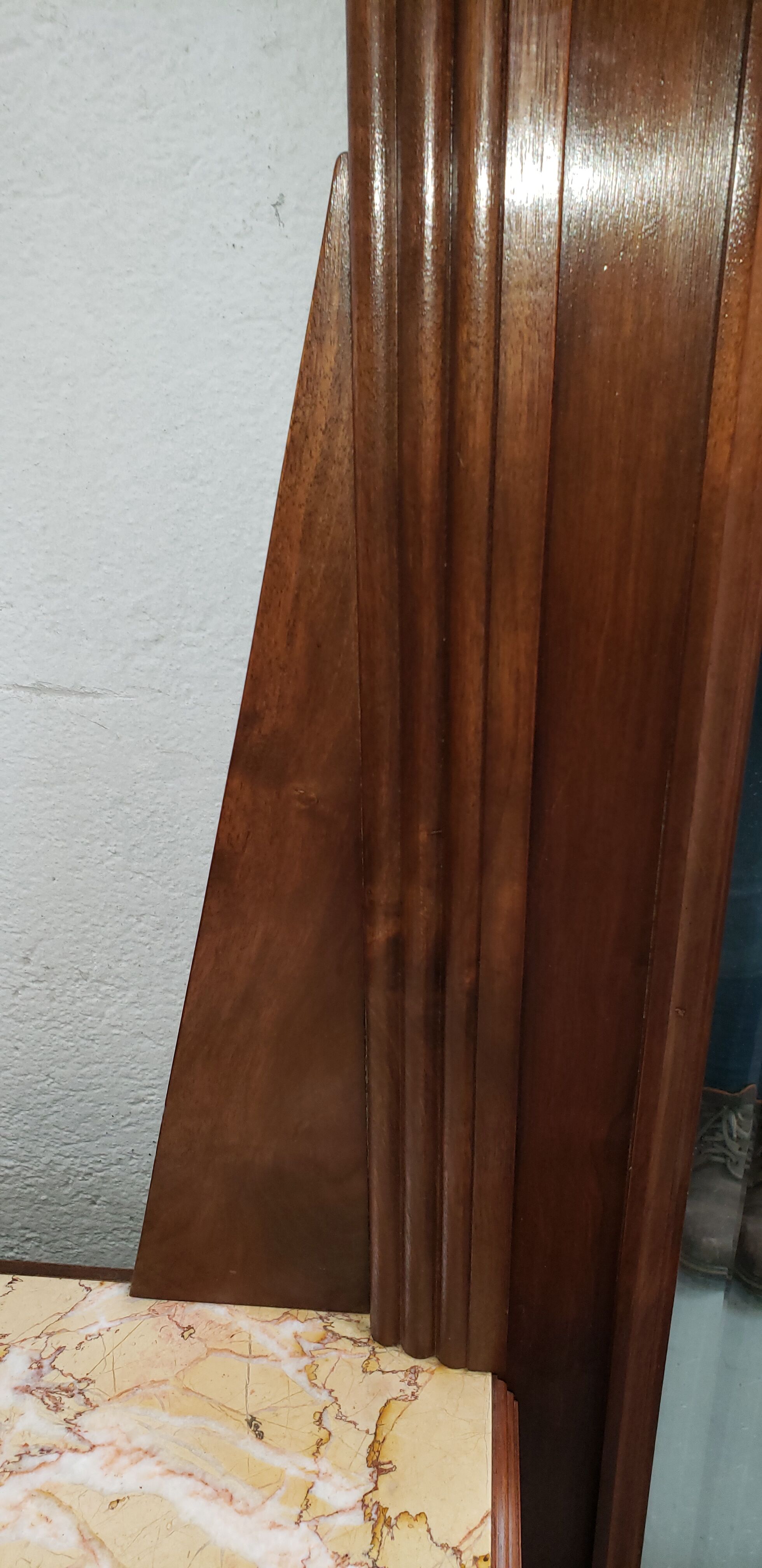 Psychedelic hairdresser art deco solid wood