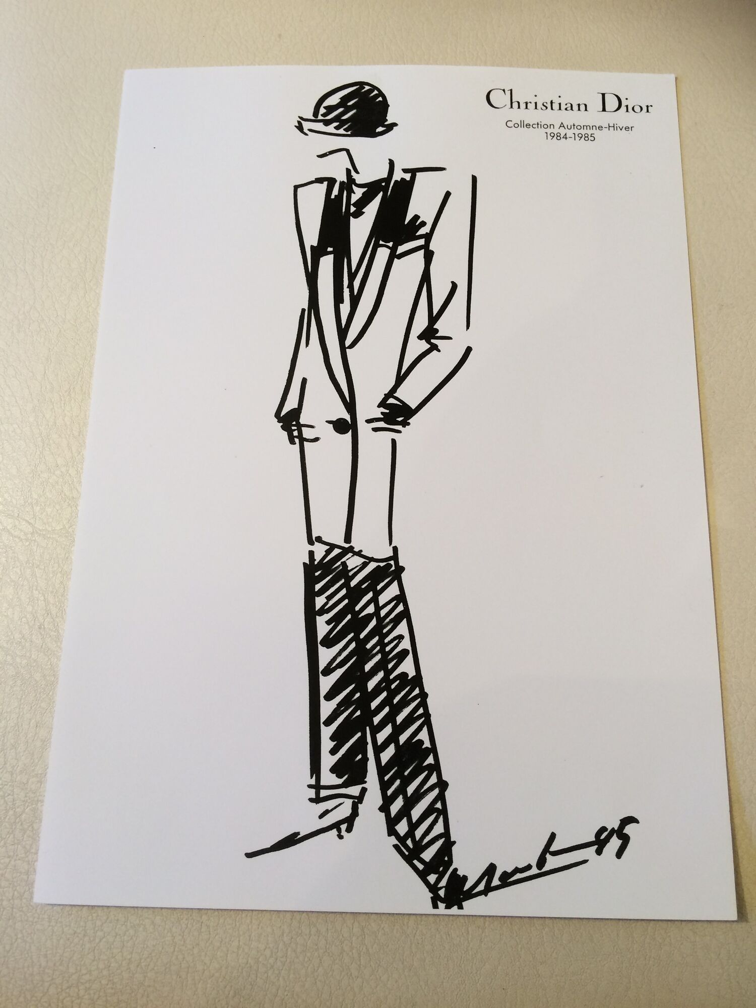Christian Dior: pretty fashion illustration, autumn collection - Winter 1984- 1985