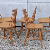 5 Scandinavian chairs Stockholm, 1960s-70s