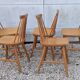 5 Scandinavian Stockholm chairs, 1960s-70s