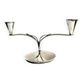 Danish Art Deco Silver plated Double Candle holder