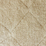 Beni ouarain white carpet, hollowed patterns 223x143cm