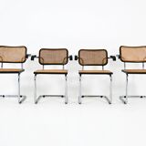 Set of 4 Style B32 Dining Chairs by Marcel Breuer