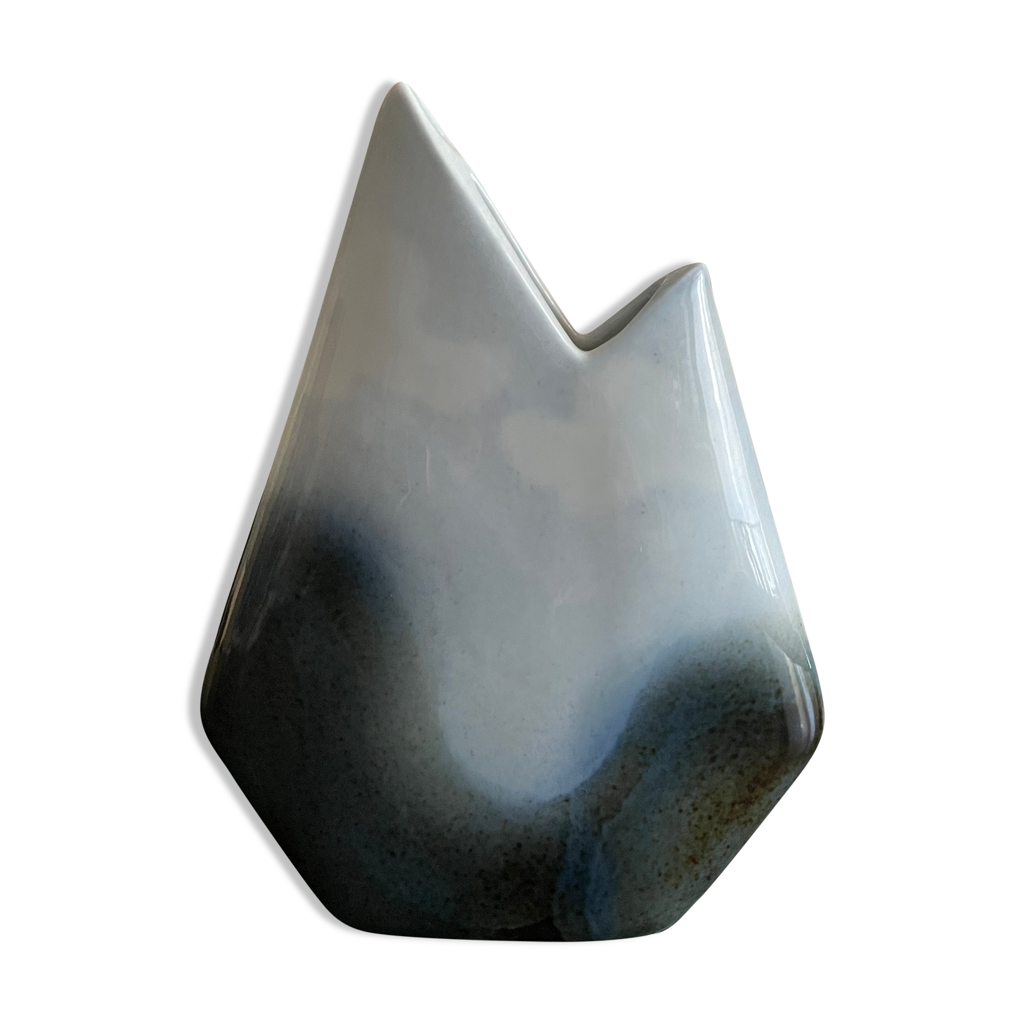 Yves Mohy vase in Virebent porcelain