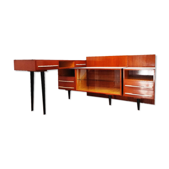 Bureau avec buffet, UP Závody, Tchécoslovaquie, années 1960