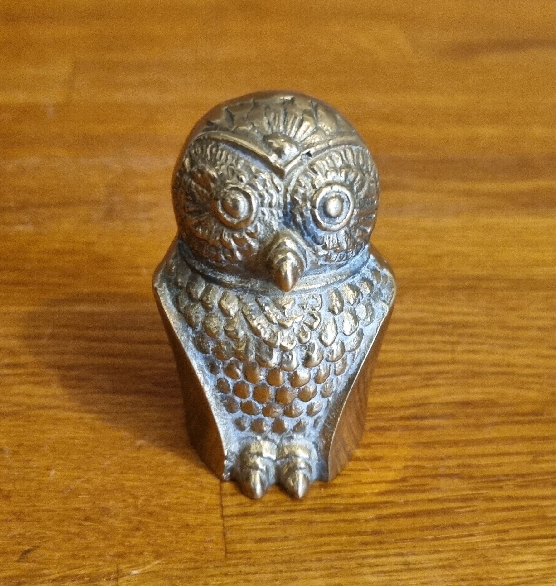 Vintage brass owl