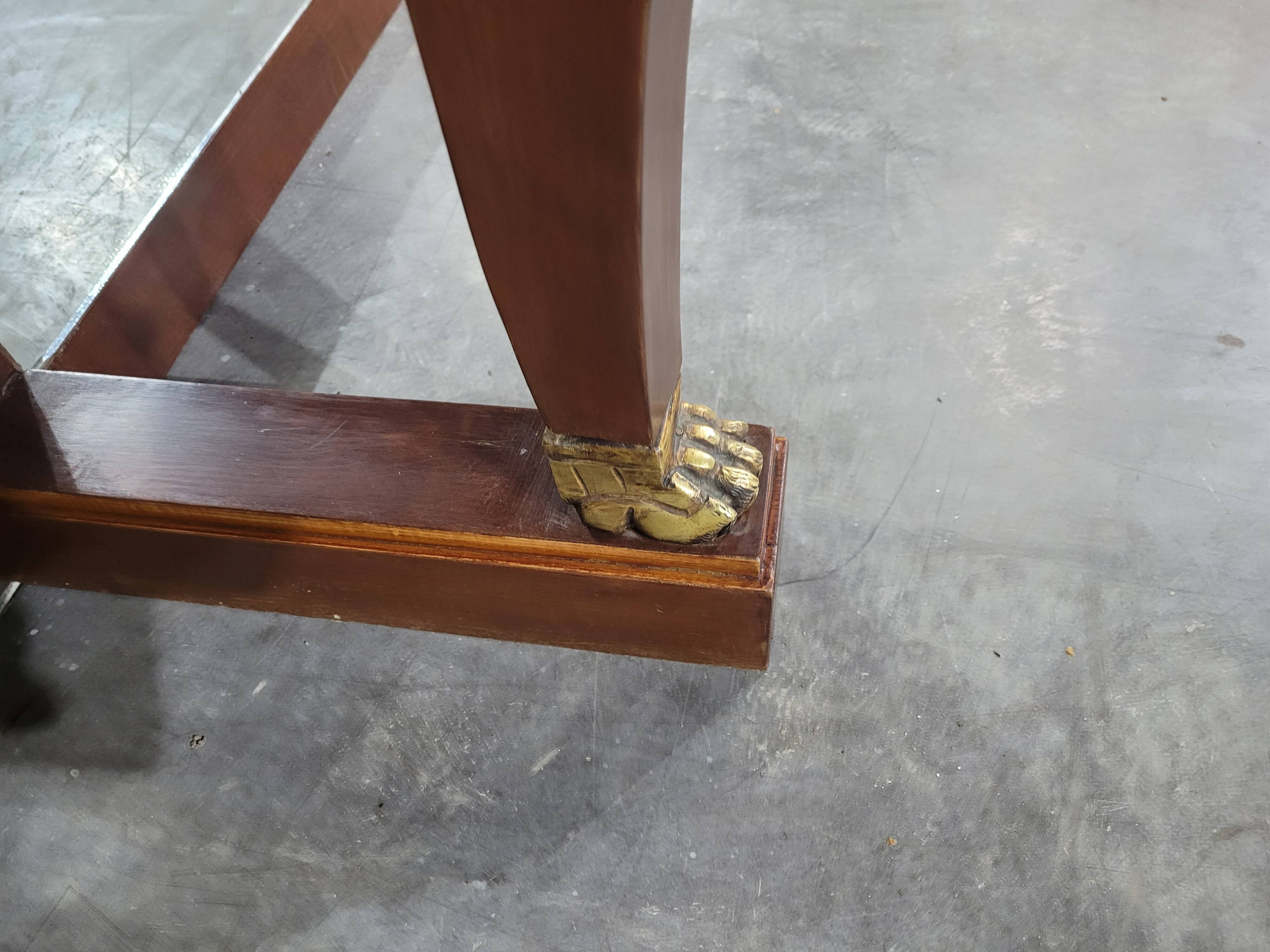 Napoleon III style mahogany console table