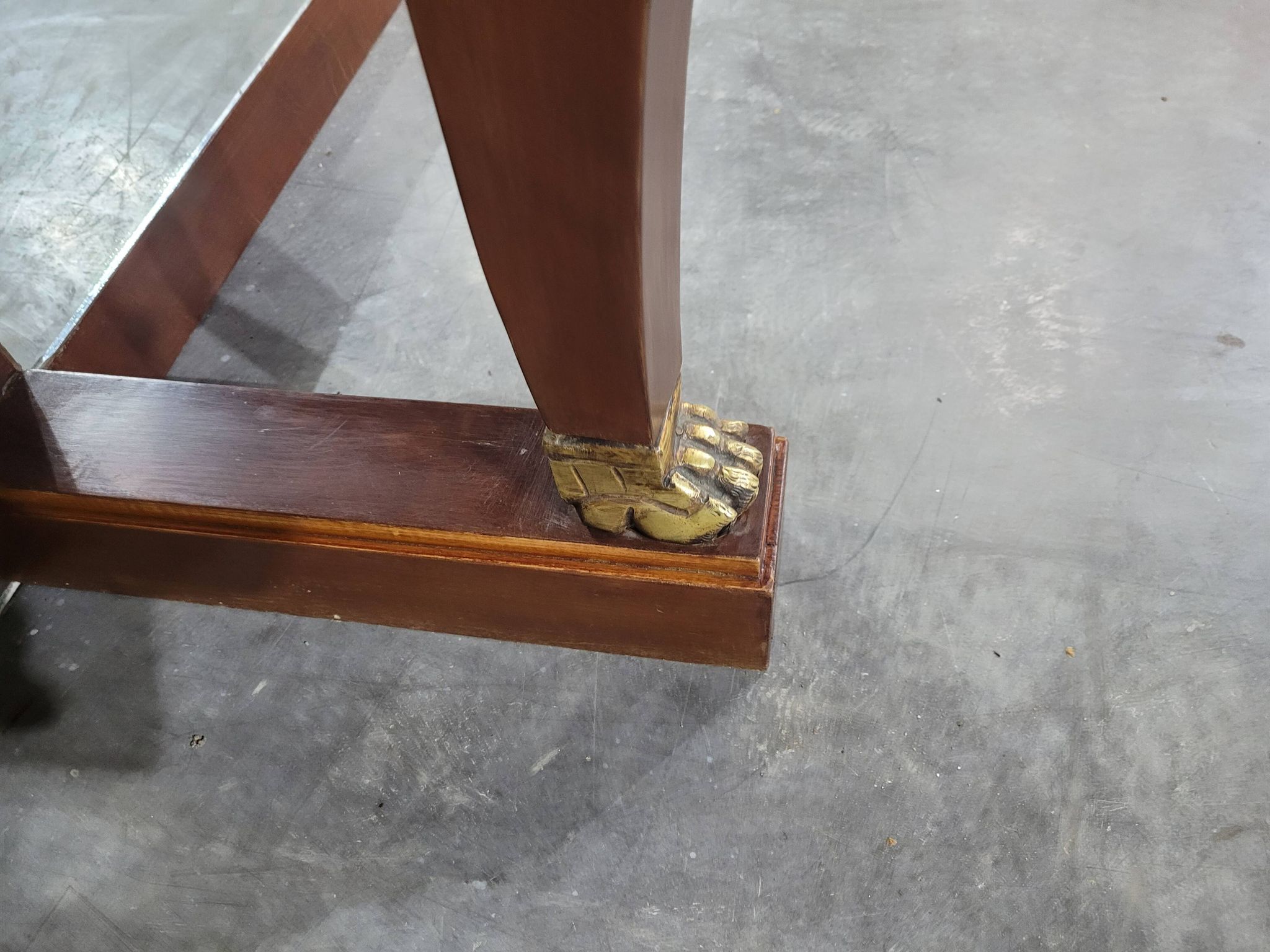 Console en acajou de style napoléon III