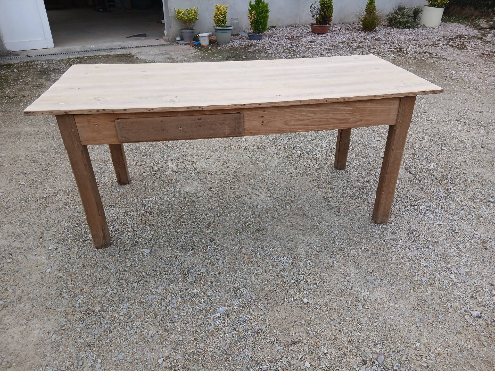Table de ferme vers 1800