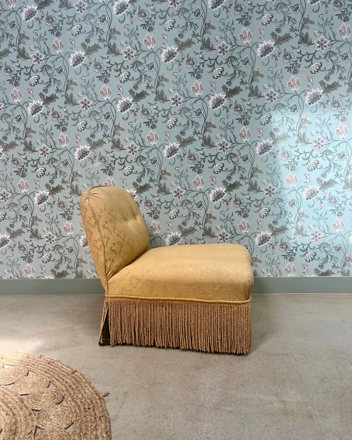 Vintage fireside chair