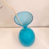Blue opaline glass drop suspension, 1970