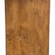 Antique English walnut display cabinet with glass sides in Art Deco style, 30s-40s.