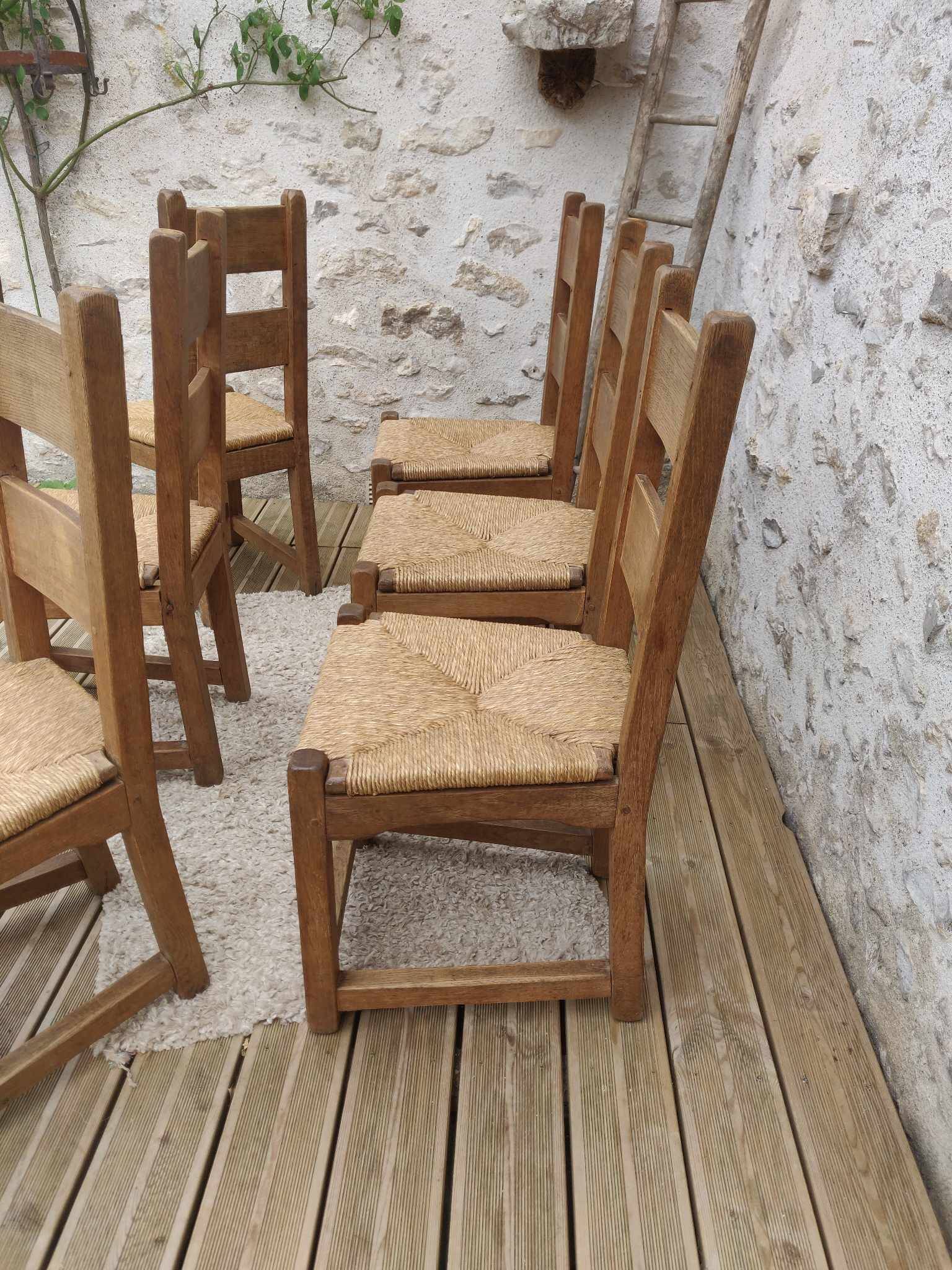 Oak chairs