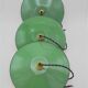 Trio of enamelled sheet metal suspensions