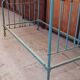 Antique iron bed.