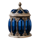 Centrotavola Large Royal Sheffield Collection Blue Service Jar 1950’s