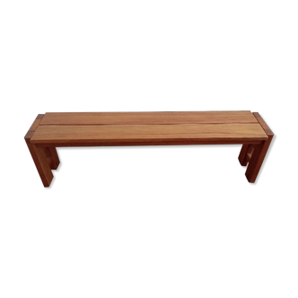 Solid elm bench Maison Regain