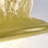 Daum vase from the Iris collection in crystal and glass paste