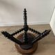 Antique Vintage Wooden Napoleon III Piano Stool