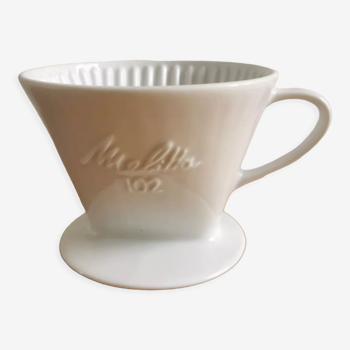 Vintage melitta porcelain coffee maker filter