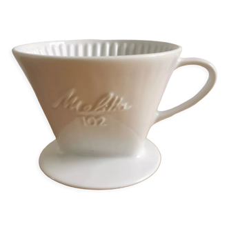 Vintage melitta porcelain coffee maker filter