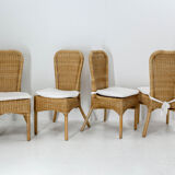 4 wicker/rattan chairs