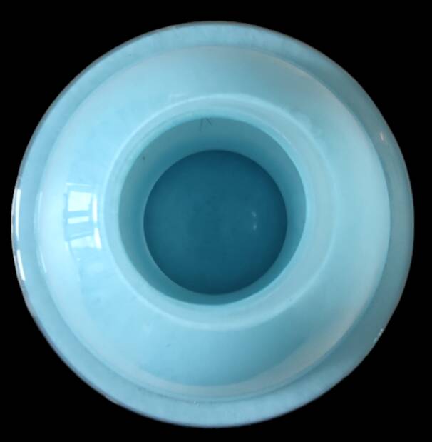 Old art deco spherical vase