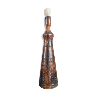 Pied de lampe en grès année 60 signé Jean Claude Courjault  Kéraluc Quimper.