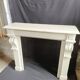 Dressing fireplace white wood