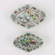 Group of 6 porcelain saucers, China, 19th century
