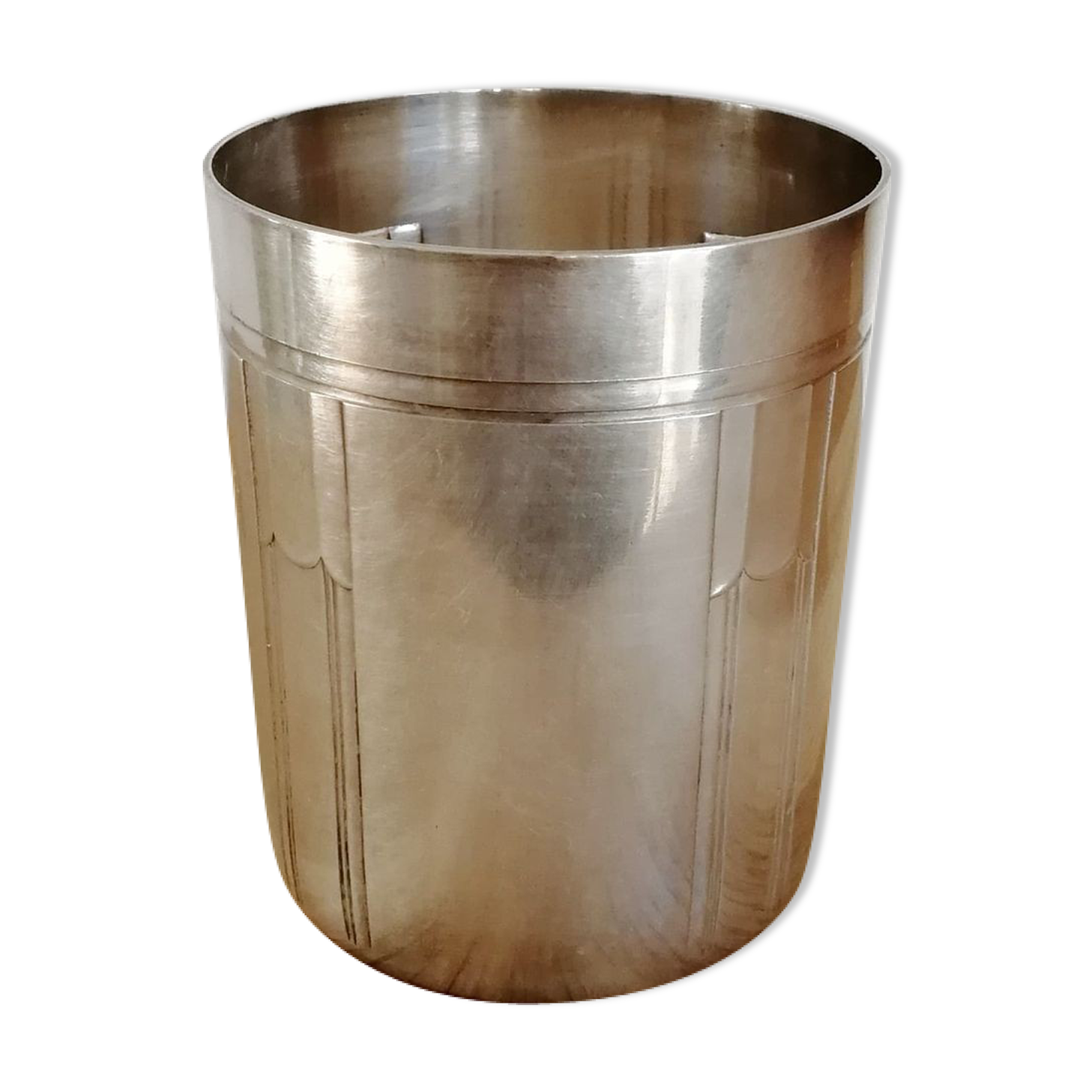 Silver metal timballe
