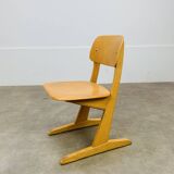 Chaise enfant Casala années 60, bois, vintage