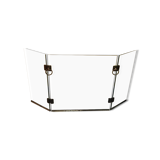 Fire or sparks glass and golden brass