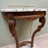 Louis xvi style oak wall console xix eme century