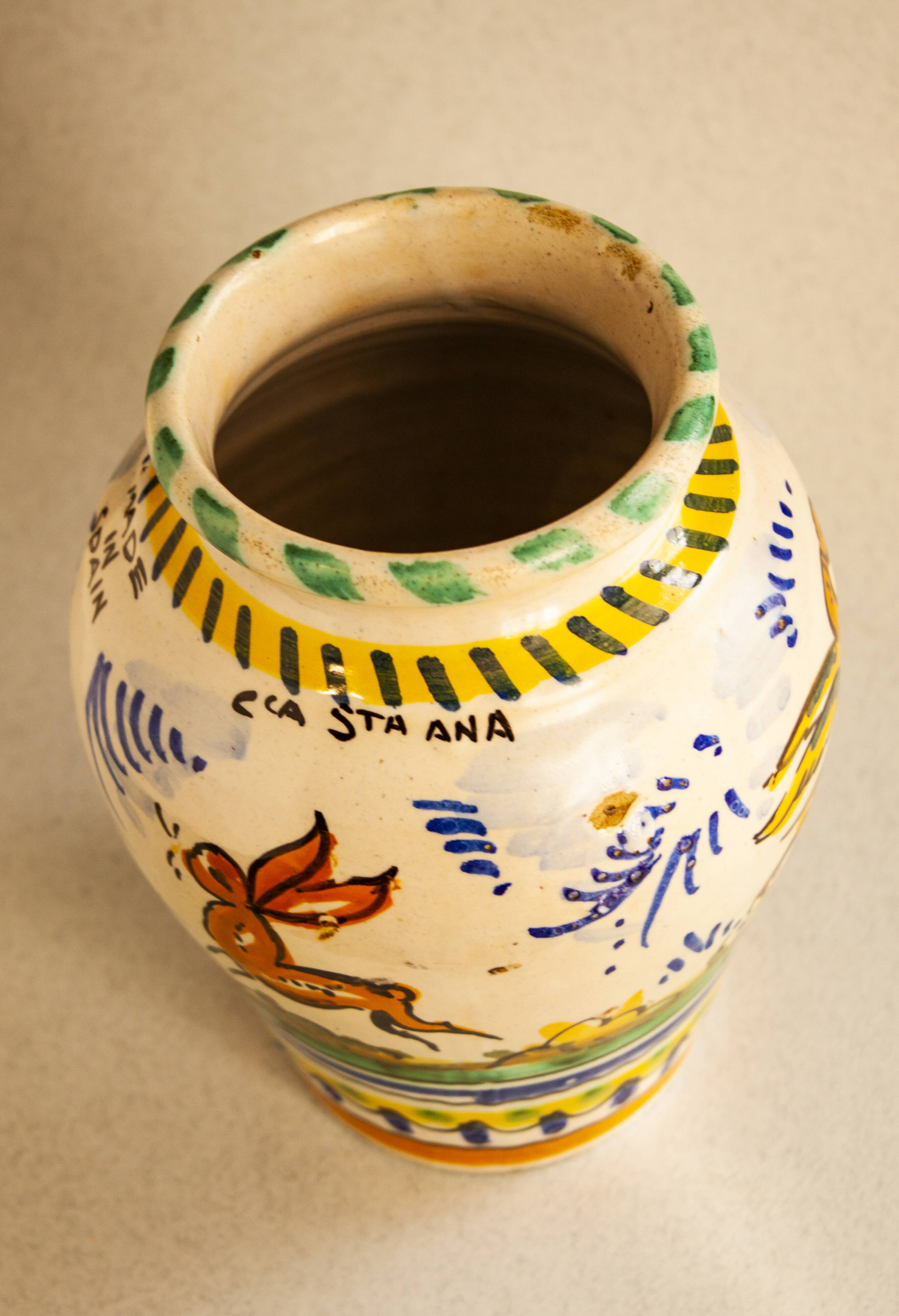 Vintage ceramic vase.