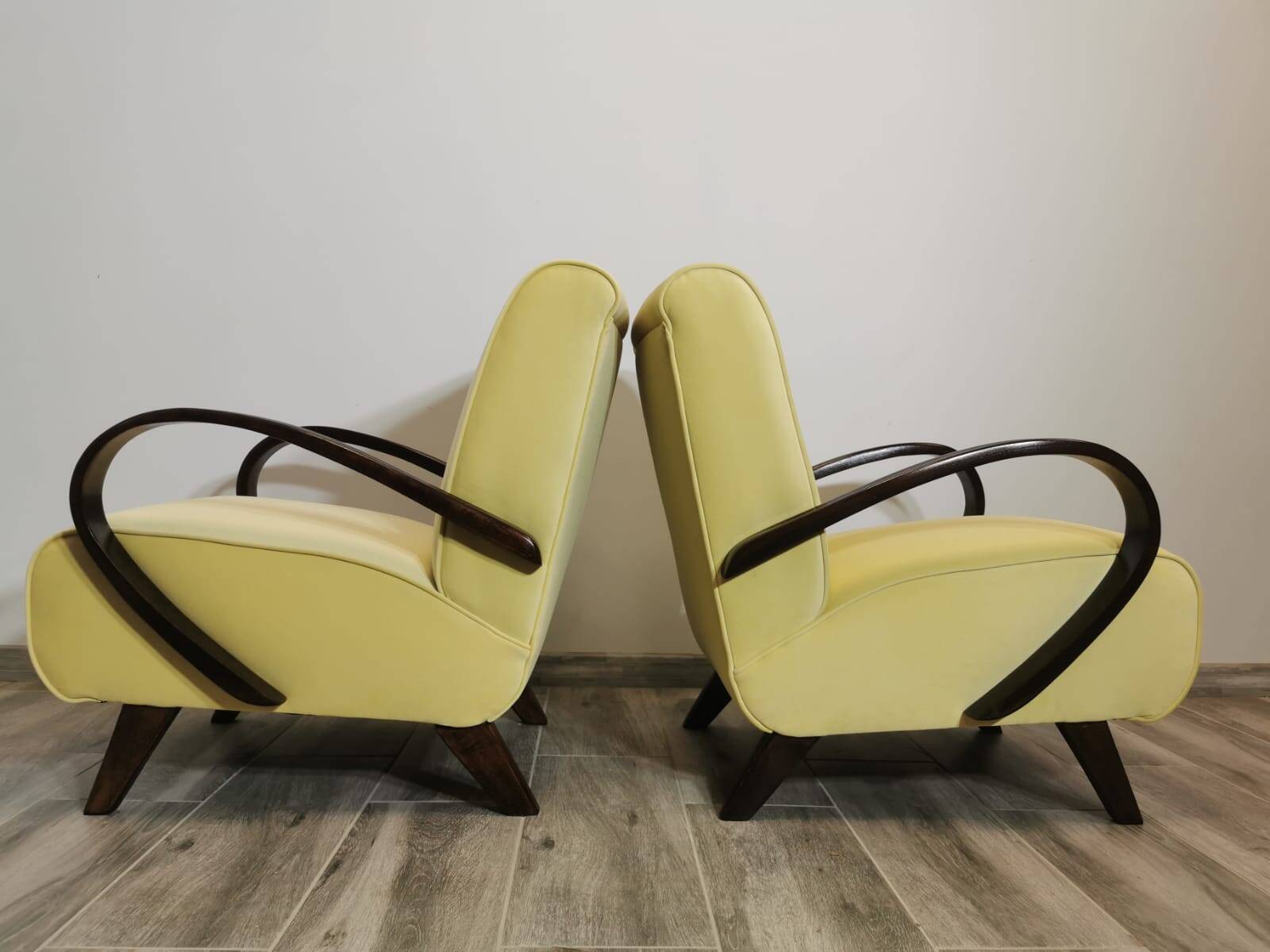 Fauteuils par Jindrich Halabala, 1940s, Set de 2