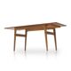 Swedish extendable teak table, 1950s