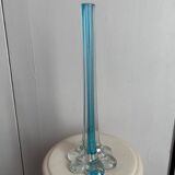 Turquoise blue soliflore vase